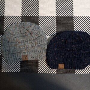 2 CC beenie hats